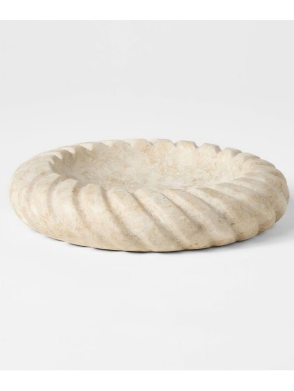 Twisted Edge Marble Dish Cream - Threshold™ designed with Studio McGee